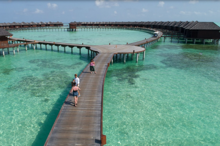 Resor Olhuveli, Maldives.