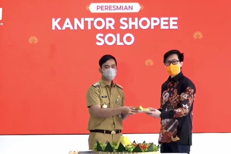 Handika saat memberikan kata sambutan peresmian, Senin (11/10/2021). (Tangkapan layar)