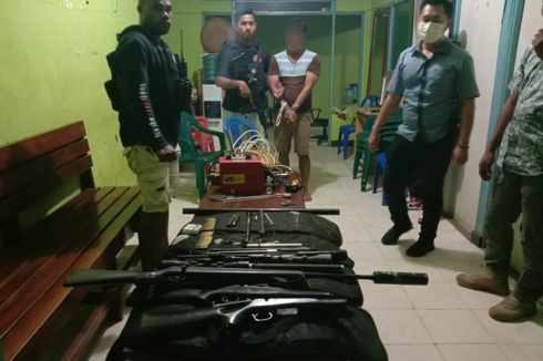 6 Senjata Api Ilegal di Merauke, Polisi: Kami Belum Tahu dari Mana