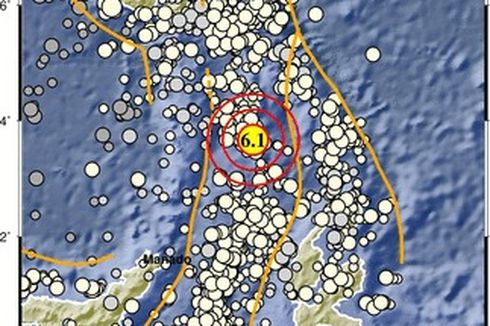 Gempa M 6,0 Guncang Talaud Sulut, BMKG: 1 Korban Luka, 2 Rumah Rusak