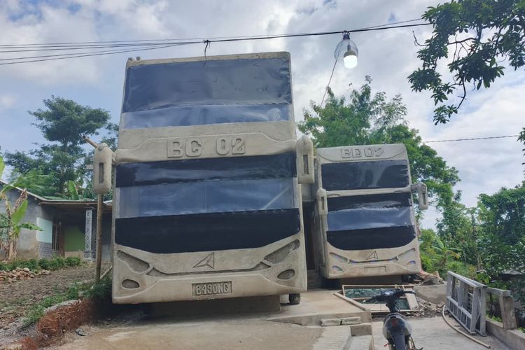 Bangun Rumah Berbentuk Bus, Supardi Habiskan Dana Rp 125 Juta