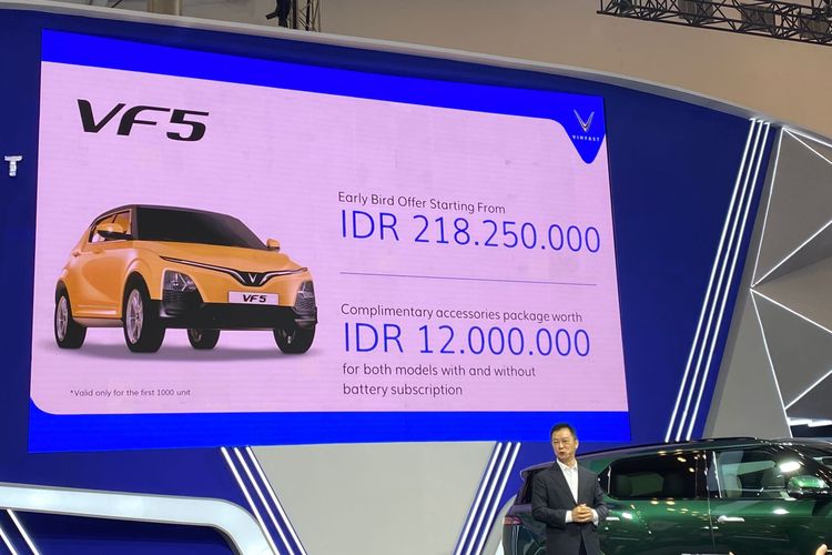 VinFast VF 5 di GIIAS 2024