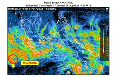 Siklon Tropis Anggrek Terdeteksi di Sekitar Indonesia, Berlangsung sampai Kapan?