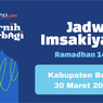 Jadwal Imsak dan Buka Puasa di Kabupaten Bogor Hari Ini, 30 Maret 2023