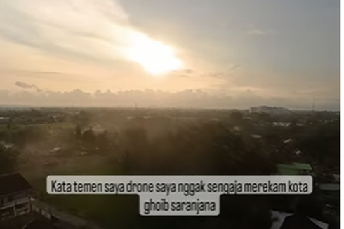 Drone Disebut Tak Sengaja Rekam Penampakan Kota Saranjana, Benarkah Ada?