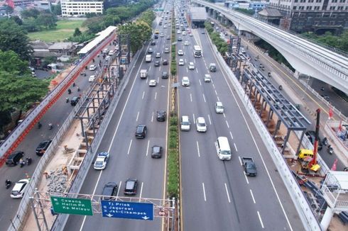 Ada Rekayasa Lalu Lintas di Ruas Tol Dalam Kota Hari Ini