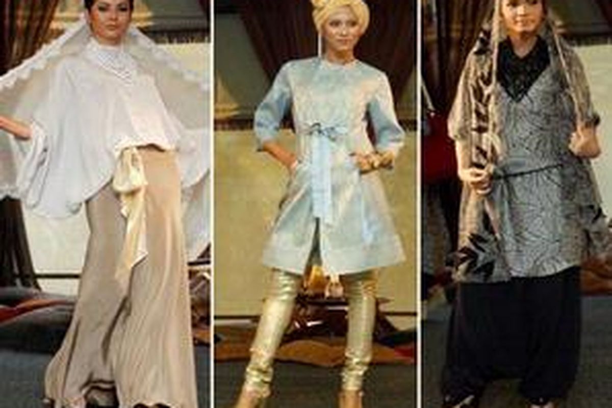 Busana muslim tak lagi identik dengan gamis dan abaya, melainkan juga berbagai variasi yang memenuhi selera siapa saja.
