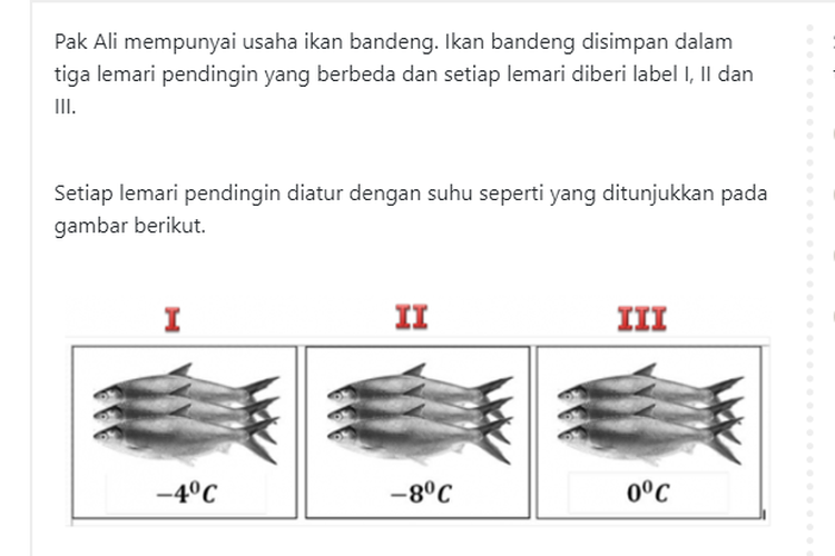 Contoh soal Asesmen Nasional Berbasis Komputer 2022 atau ANBK 2022 jenjang SMP untuk AKM numerasi.