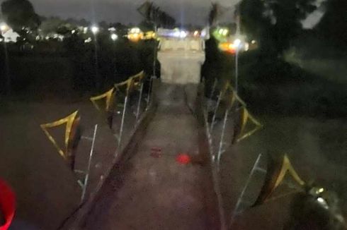 Belum 2 Tahun, Jembatan yang Dibangun BNPB di Padang Pariaman Ambruk 