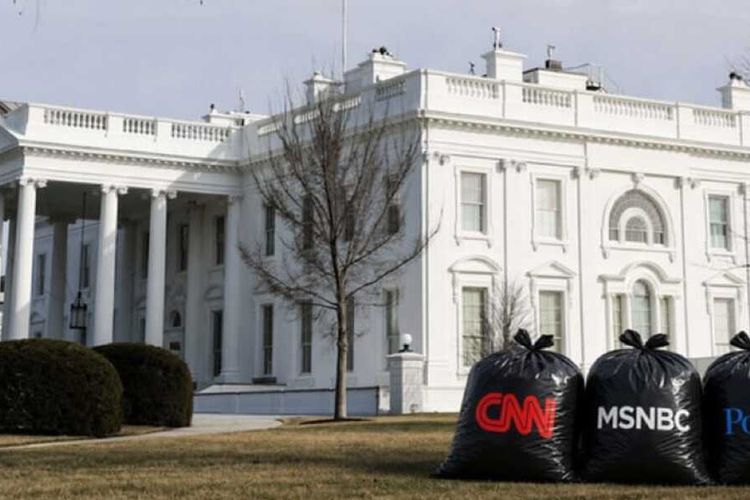 Diblokir dari Gedung Putih, CNN, Politico, dan MS NOW Gugat Trump