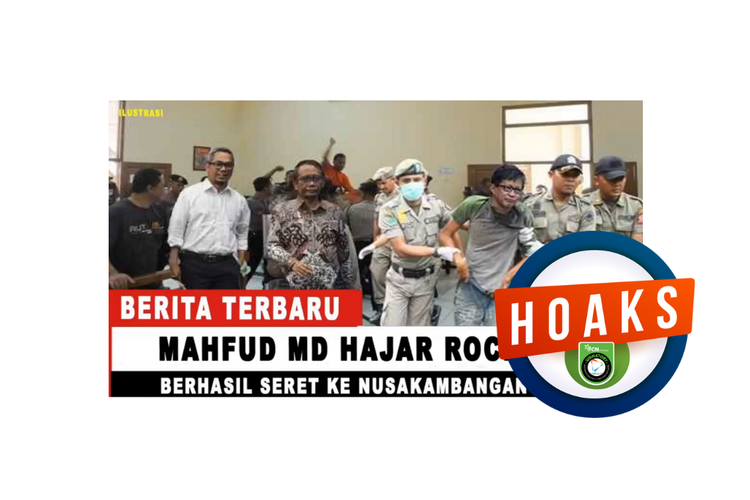 Hoaks, Rocky Gerung ditahan di Nusakambangan atas perintah Mahfud MD