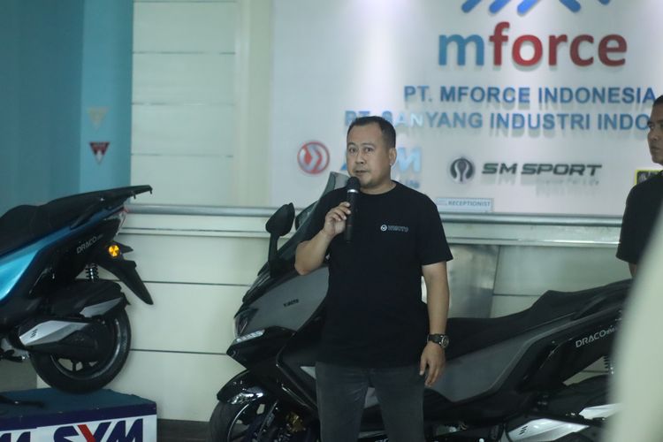 MForce Indonesia resmi luncurkan skutik gambot WMoto Draco 250 (8/11/2022).