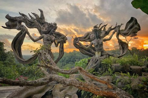 5 Aktivitas di Taman Dedari Bali, Foto dengan Patung Setinggi 10 Meter