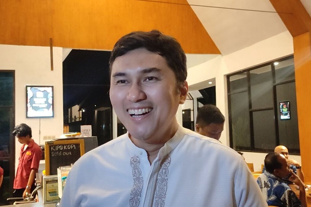 Kepala Badan Komunikasi Strategis Partai Demokrat, Herzaky Mahendra Putra di Pacitan,Kamis (01/06/2023)
