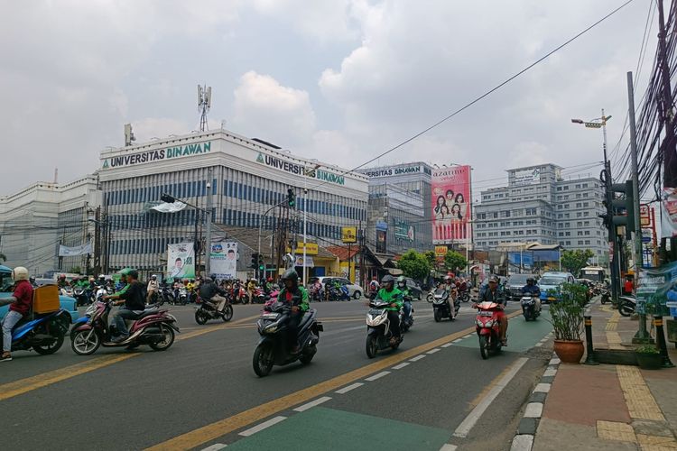 Lokasi terjadinya tawuran pada Minggu (12/11/2023) di Jalan Dewi Sartika, Cawang, Kramatjati, Jakarta Timur, Senin (13/11/2023).