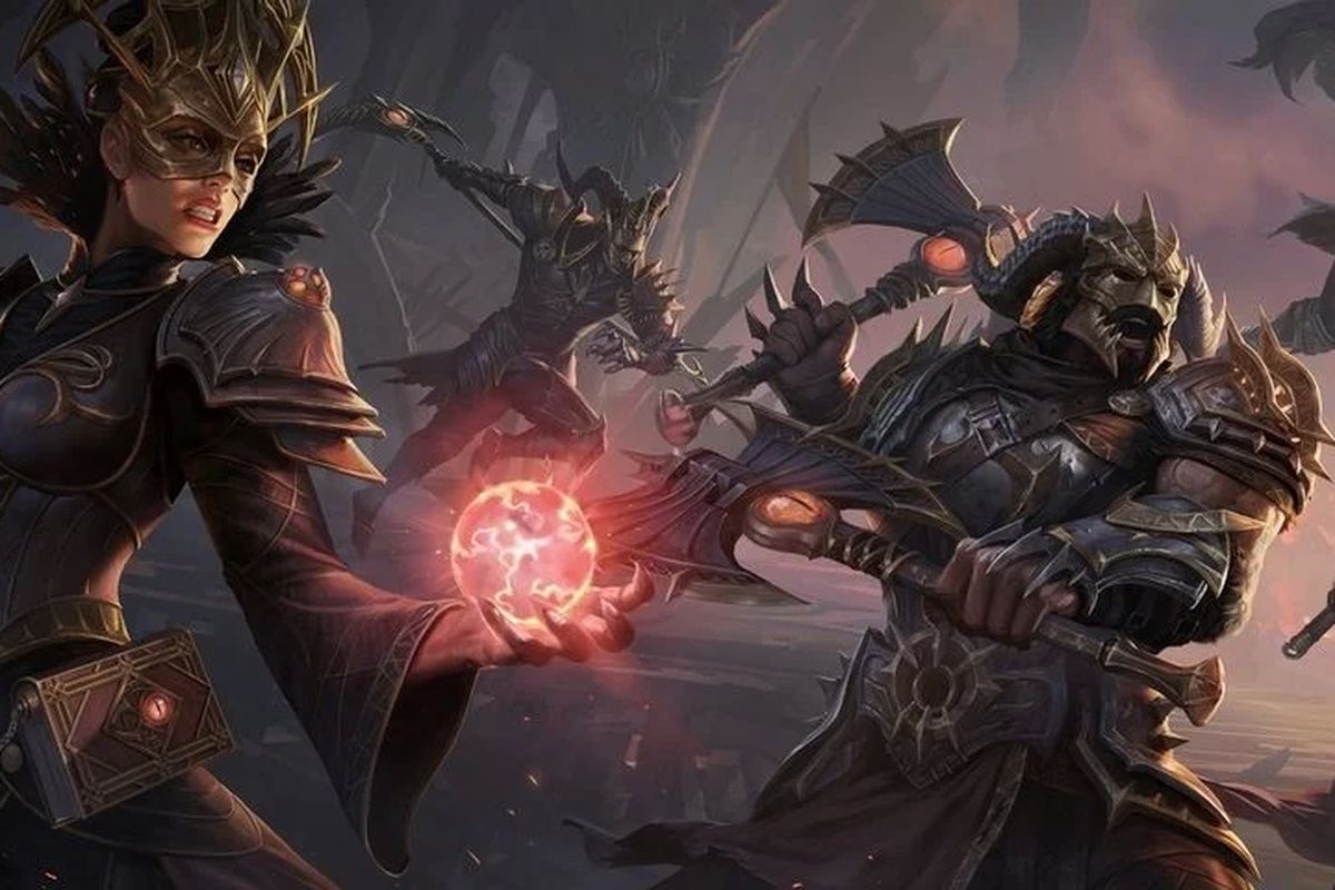 Ilustrasi karakter dalam game Diablo Immortal.