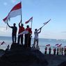 Pantai Dermaga Borong Jadi Tempat Pengibaran 77 Bendera Merah Putih