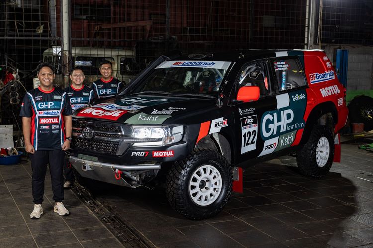 Tim balap reli Jejelogy GHP akan mengikuti Asia Cross Country Rally (AXCR) 2024