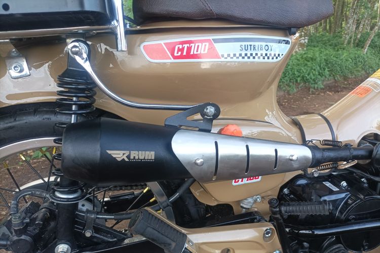 Modifikasi Honda Legenda 2 ala CT100.