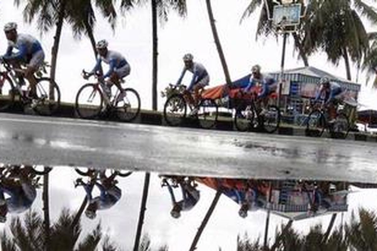 Etape pertama Tour de Singkarak 2010.