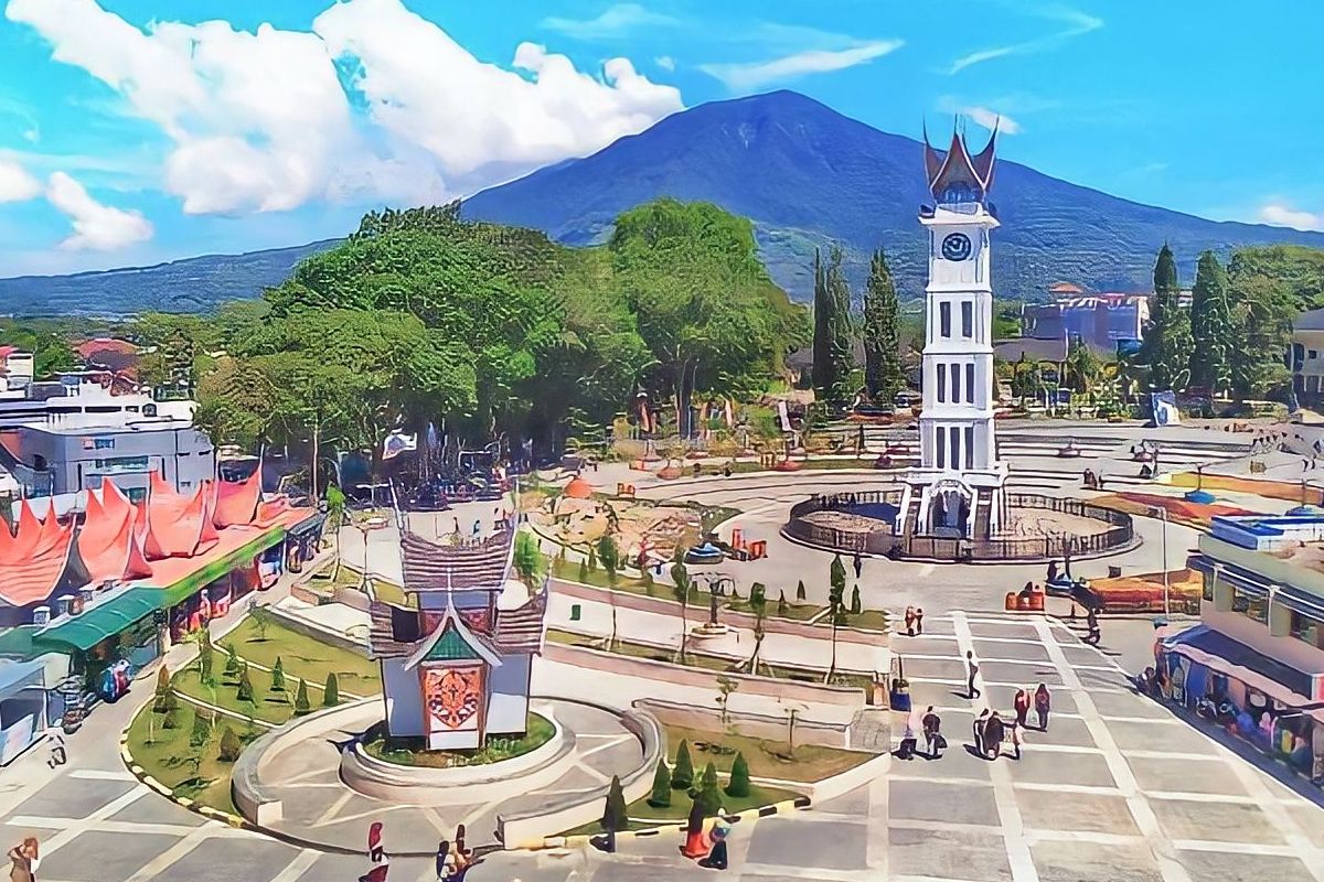 Ilustrasi Jam Gadang