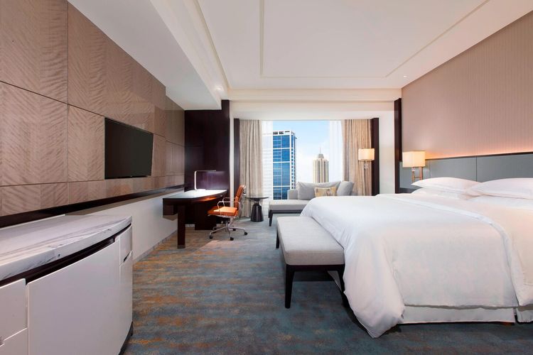Ilustrasi Hotel - Kamar tipe Grand Deluxe Room di Sheraton Grand Jakarta Gandaria.