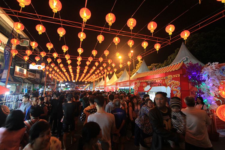 Suasana Festival Cap Go Meh di Kota Pontianak tahun 2017 (7/2/2017)