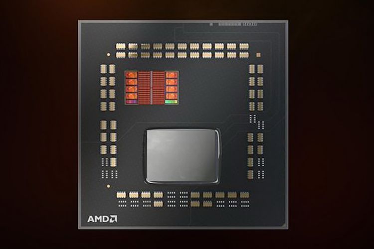 Ilustrasi prosesor AMD Ryzen