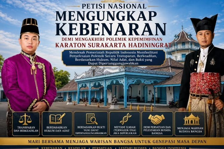 Petisi Akhiri Polemik Dualisme Kepemimpinan Keraton Solo Beredar di Medsos, Ini Tanggapan Dua Kubu
