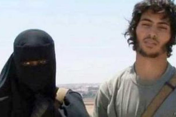 Khadijah Dare dari London Selatan bersama suami Abu Bakr. 