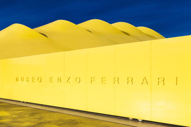 Museum Enzo Ferrari di Modena, Italia.