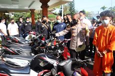 Curi 21 Motor dalam 3 Bulan, Seorang Pria di Denpasar Diringkus Polisi