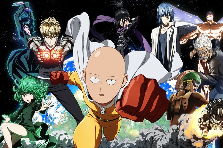 Ilustrasi serial One Punch Man