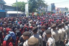 Ribuan Mahasiswa Gorontalo Mulai Berunjuk Rasa Protes UU KPK