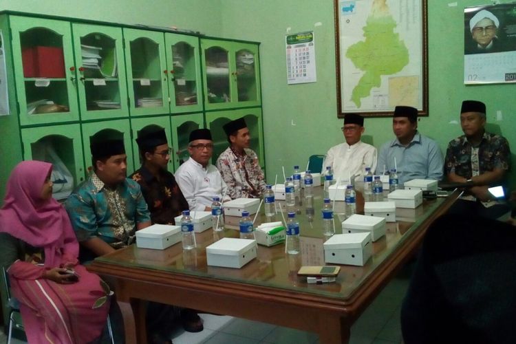‎Calon Wakil Gubernur Jawa Tengah, ‎Taj Yasin, berkunjung ke kantor Pengurus Cabang Nahdlatul Ulama (PCNU) Kabupaten Kudus, Jumat (16/2/2018) siang.‎