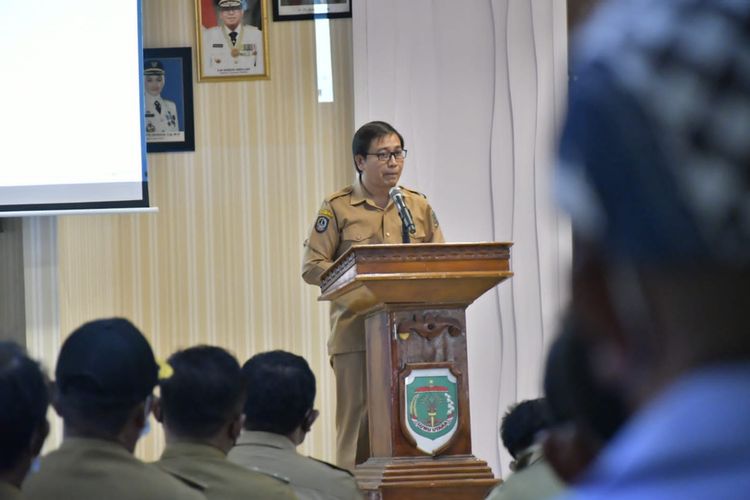 Sosialisasi APIP dan APH dalam pencegahan tindak pidana korupsi (gratifikasi, penyuapan, dan pungutan liar) di Aula La Galigo Kantor Bupati, Selasa (30/11/2021).