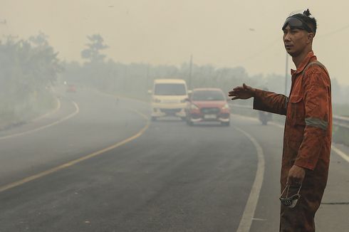 1.044 Titik Api Terpantau di Sumsel, Kondisi ISPU Palembang Berbahaya