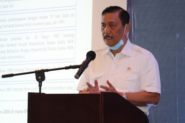 Asosiasi Jalan Tol Indonesia mwlaksanakan rapat koordinasi di Hotel Ayana Labuan Bajo bersama dengan Menteri Luhut Binsar Panjaitan dan Menteri PUPR, Kamis-Jumat, 10-11/ September 2020. (HANDOUT/ATI)