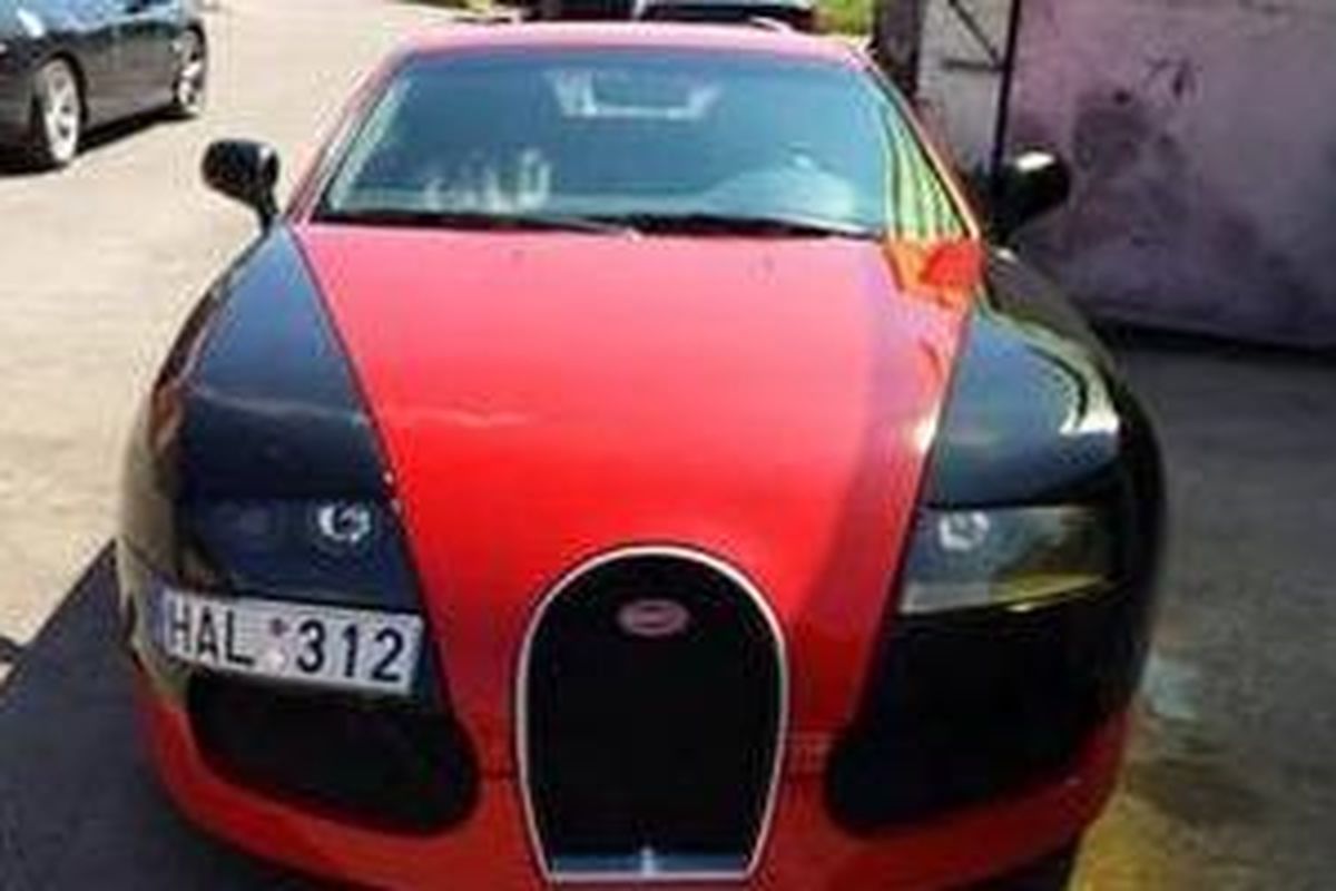 Replika Bugatti Veyron di Lithuania