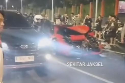 Pengemudi Ferrari yang Tabrak 5 Kendaraan di Bundaran Senayan Ditangkap Polisi