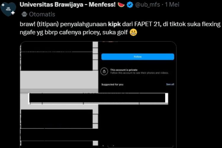 Terkait Penerima KIP Kuliah yang Bergaya Hedon, UB: Ada Evaluasi Ulang Tiga Tahap
