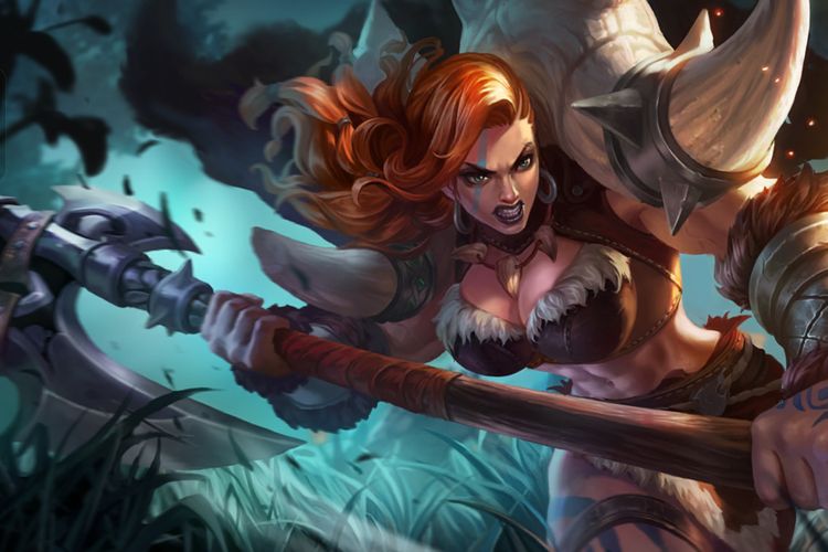 Ilustrasi hero Hilda di Mobile Legends 2.1.30.