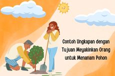 Contoh Ungkapan dengan Tujuan Meyakinkan Orang untuk Menanam Pohon