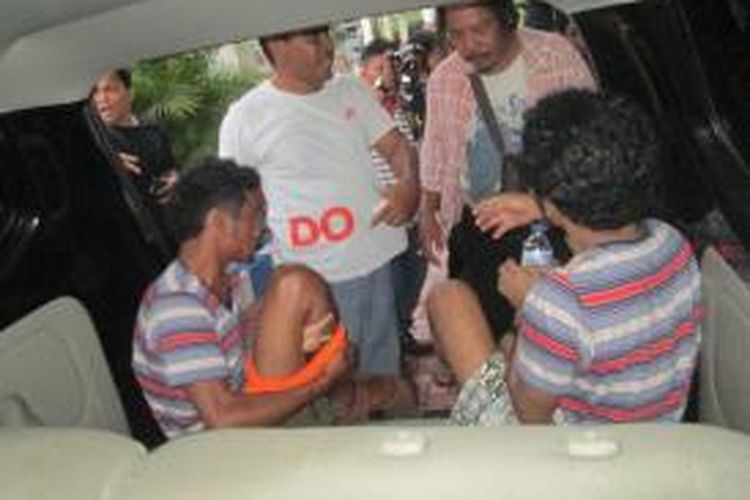 Dua pelaku pembunuhan warga Inggris, Marten dan Rangga tiba di Bali.