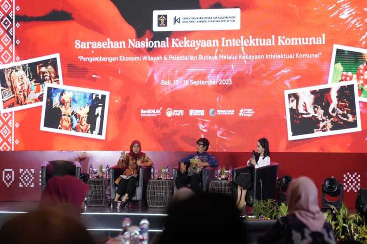 Sarasehan Nasional Kekayaan Intelektual di Bali, Kamis (14/9/2023)