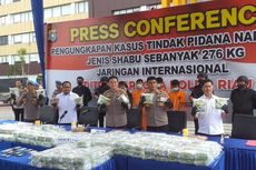 Peredaran 276 Kg Sabu di Riau Digagalkan, 1 Pelaku Tewas Ditembak Polisi