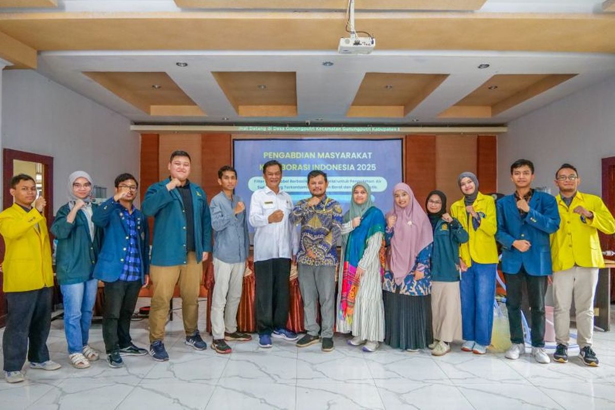 Akademisi tiga kampus yang berinovasi membuat filter air