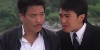 Ng Man Tat dan Stephen Cow dalam film God of Gamblers III Back to Shanghai 1991 
