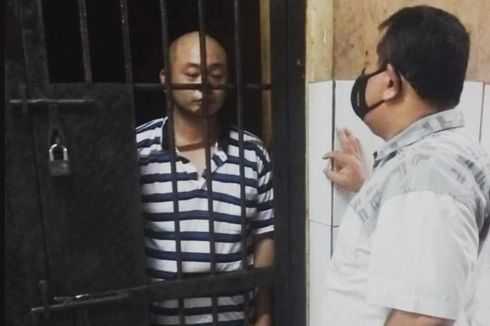 Foto Penganiaya Perawat RS Siloam di Sel Tahanan Tersebar, Wajah Pucat, Mata Sembab