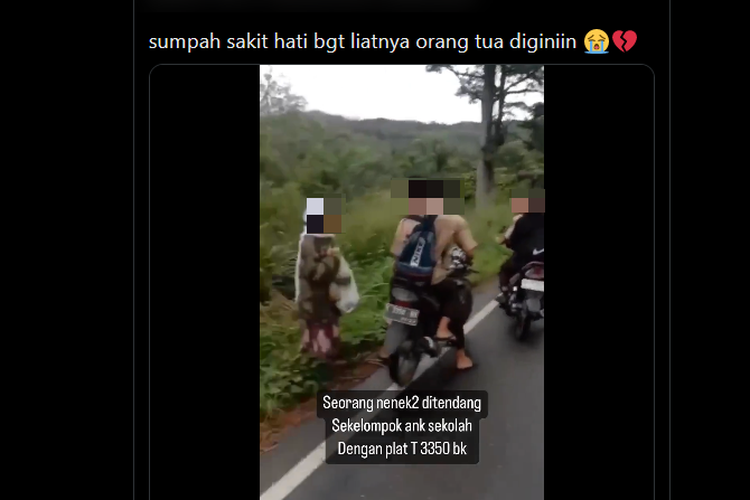 Video viral remaja tendang nenek di Tapanuli Selatan